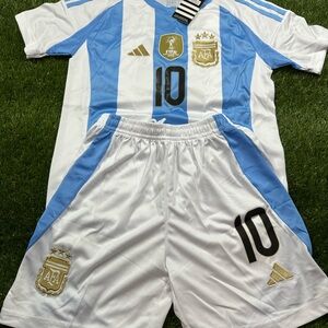 Messi Argentina Jersey kids kit.